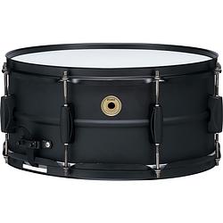 Foto van Tama bst1465bk metalworks black steel snaredrum 14 x 6.5 inch