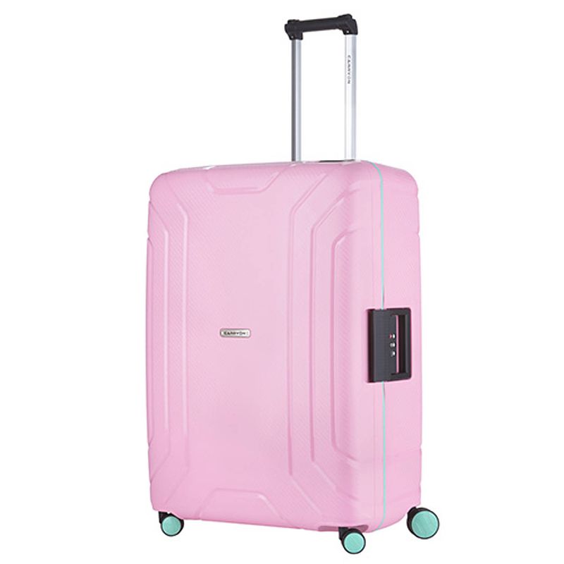 Foto van Carryon steward tsa koffer - trolley 75cm - vaste sloten - licht roze