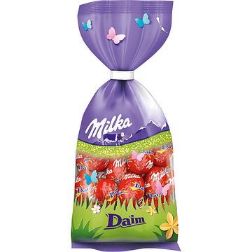 Foto van Milka chocolade paaseitjes daim 100g bij jumbo