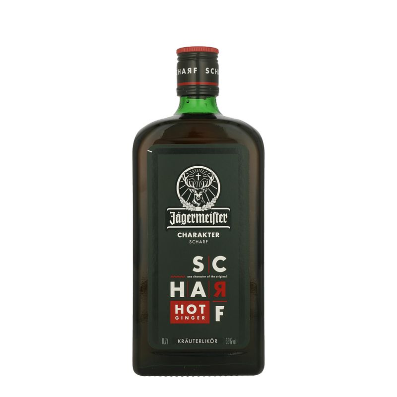 Foto van Jagermeister scharf hot ginger 70cl likeur