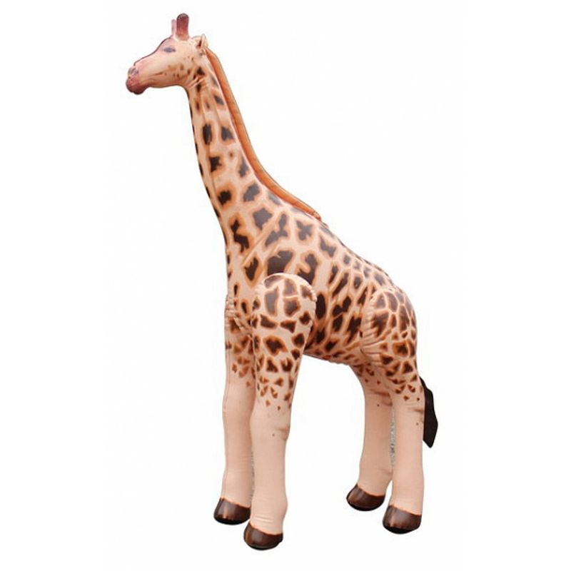 Foto van Opblaasbare giraffe 92 cm - opblaasspeelgoed