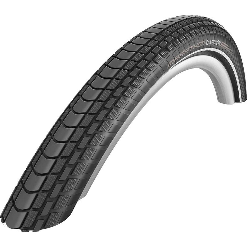 Foto van Schwalbe buitenband marathon alm r-guard 28 x 2.15 zw vouw refl