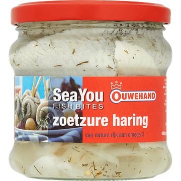 Foto van Ouwehand sea you fish bites zoetzure haring 355g bij jumbo