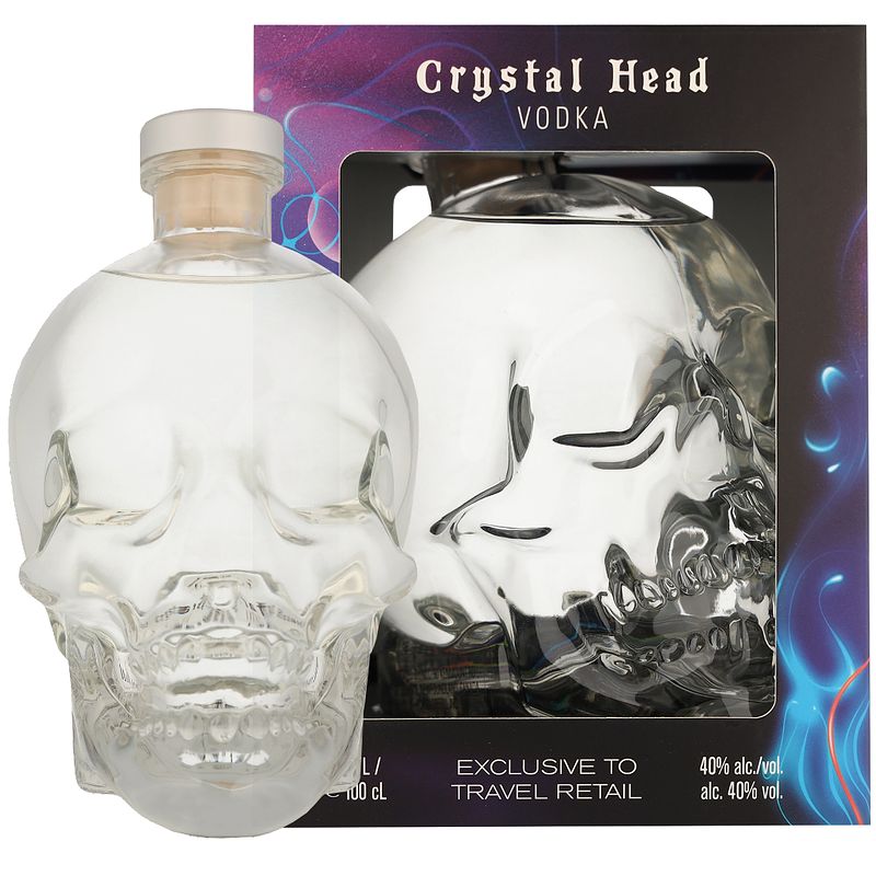 Foto van Crystal head 1ltr wodka + giftbox