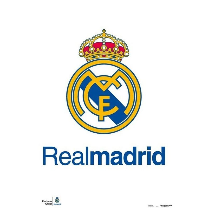 Foto van Grupo erik real madrid emblem real poster 61x91,5cm