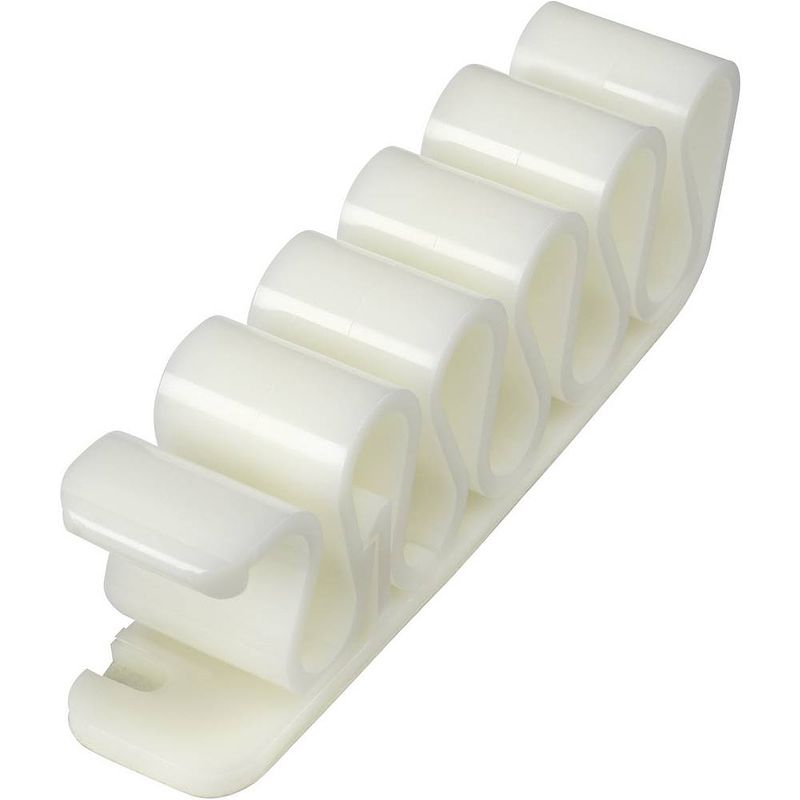 Foto van Tru components kabelclip zelfklevend 1572343 bundel-ø (bereik) 8 mm (max) wit 1 stuk(s)