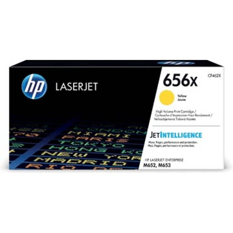 Foto van Hp toner 656x geel, 22.000 pagina's - oem: cf462x