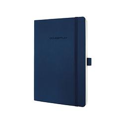 Foto van Notitieboek sigel conceptum pure softcover a5 blauw gelinieerd