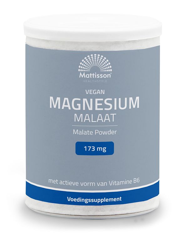 Foto van Vegan magnesium malaat 173mg poeder