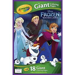 Foto van Crayola giant kleurplaten frozen 32 x 49 cm 18 stuks