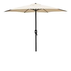 Foto van 4goodz aluminium parasol 300 cm met opdraaimechanisme - creme