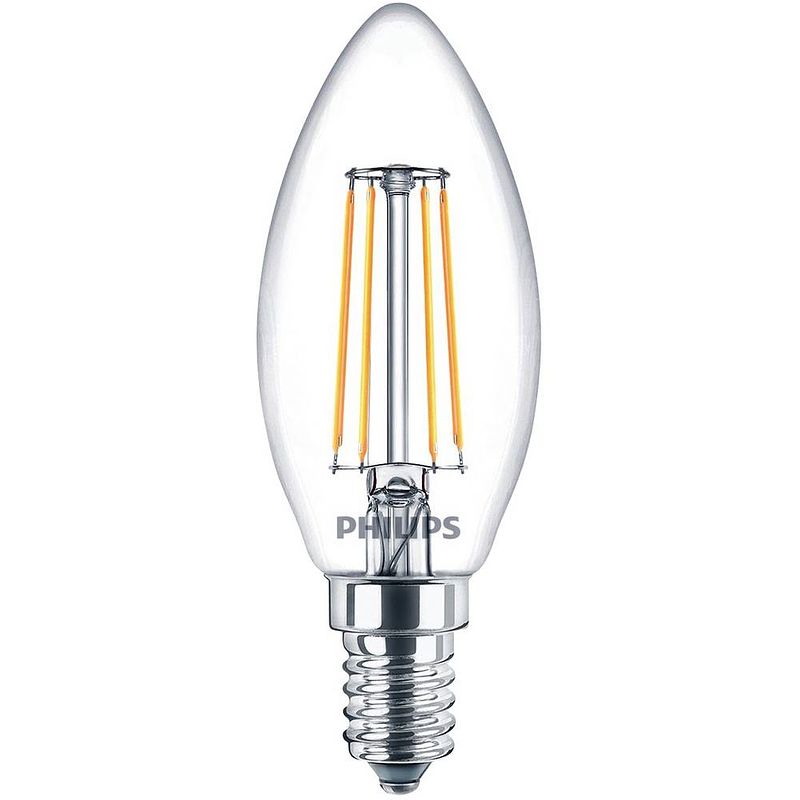 Foto van Philips lighting 76381700 led-lamp energielabel f (a - g) e14 4.3 w = 40 w warmwit (ø x l) 35 mm x 35 mm 3 stuk(s)