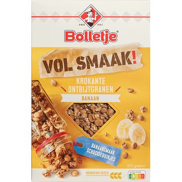 Foto van Bolletje vol smaak! krokante ontbijtgranen banaan 375g bij jumbo