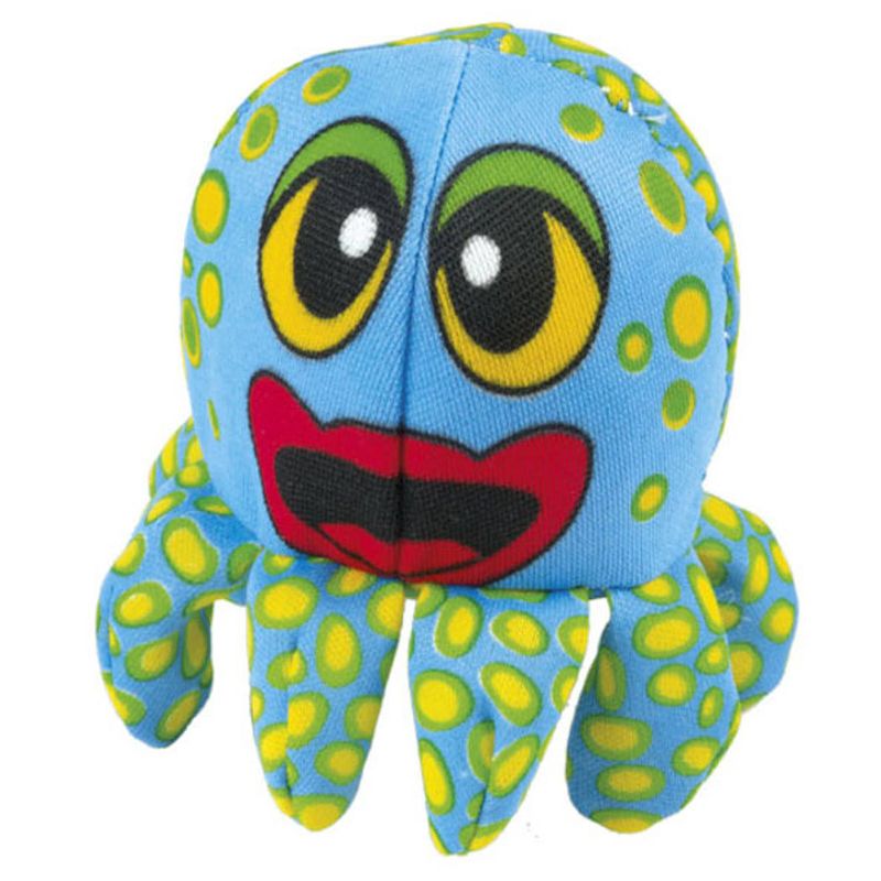 Foto van Beco sponsdier octopus 10 cm polyester blauw