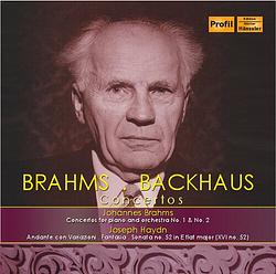 Foto van Brahms, haydn: backhaus live in vie - cd (0881488110517)