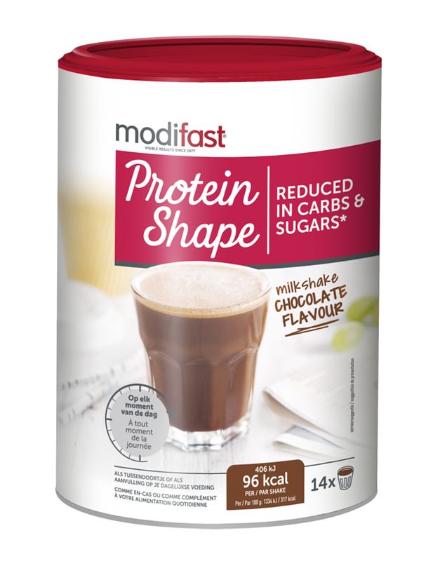 Foto van Modifast protein shape milkshake chocolade