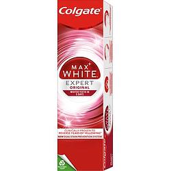 Foto van Colgate max white expert original whitening tandpasta 75ml bij jumbo