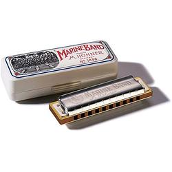 Foto van Hohner marine band classic db majeur mondharmonica