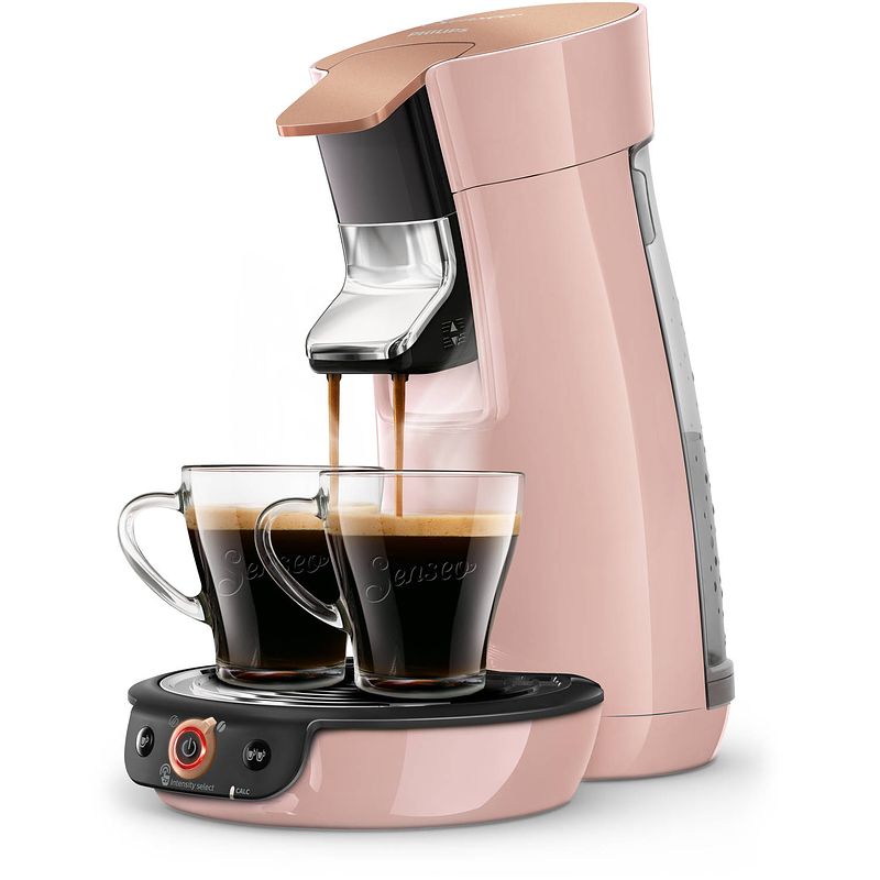 Foto van Philips senseo® viva café duo select koffiepadmachine hd6564/30 - roze