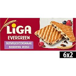 Foto van Liga evergreen koekjes bosvruchten 12 stuks 250g bij jumbo