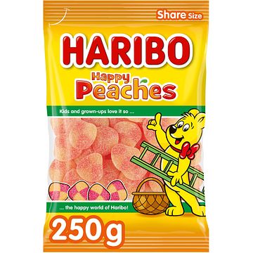 Foto van Haribo happy peaches 250g bij jumbo