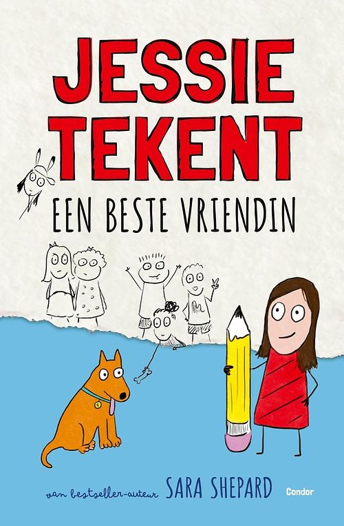 Foto van Jessie tekent een beste vriendin - sara shepard - ebook