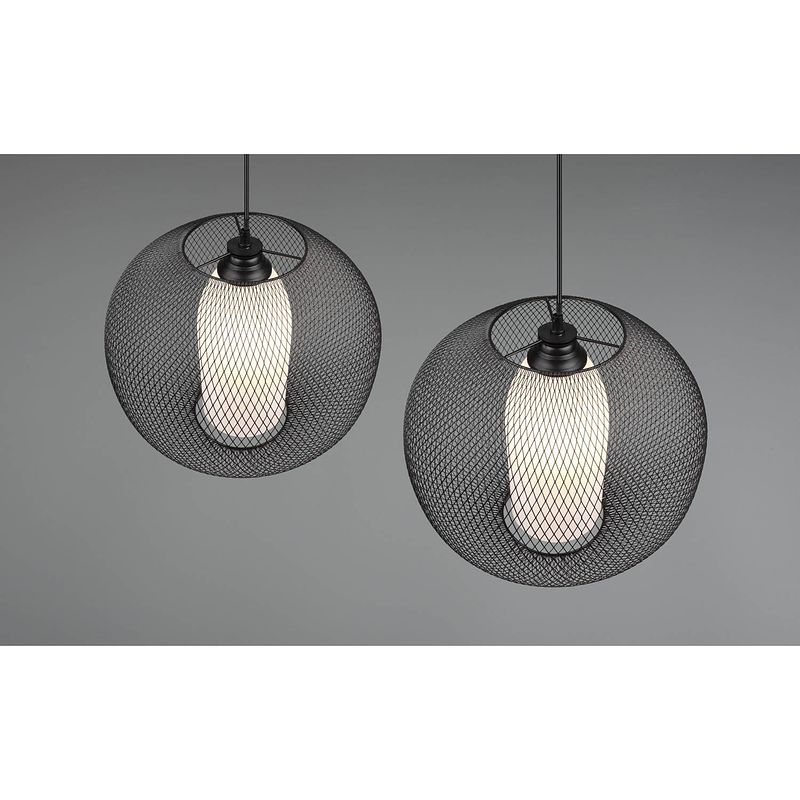 Foto van Industriële hanglamp filo - metaal - zwart