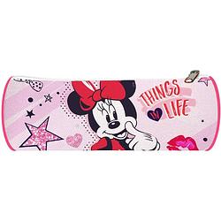 Foto van Disney etui minnie mouse meisjes 7 x 22 cm polyester roze