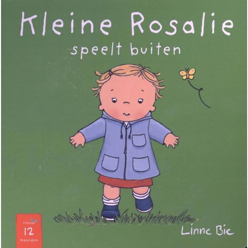 Foto van Kleine rosalie speelt buiten