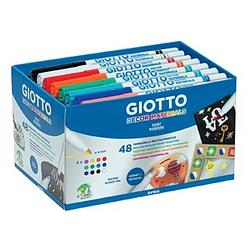 Foto van Giotto decor materials viltstiften, schoolpack met 48 stuks in geassorteerde kleuren