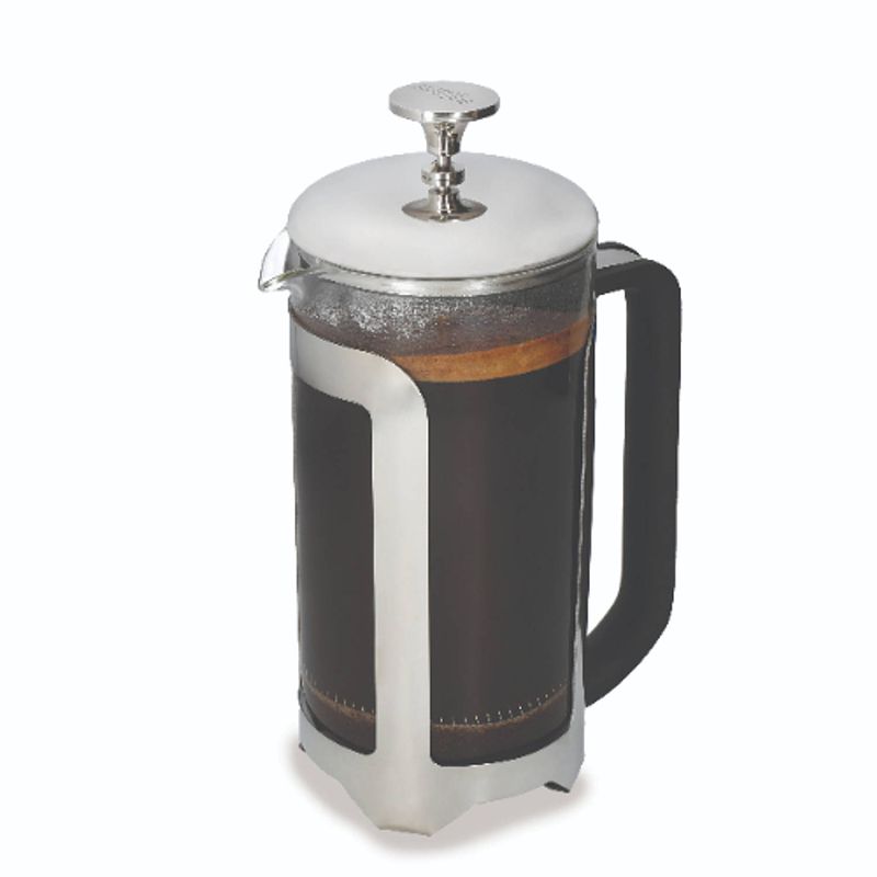 Foto van La cafetière - cafetière, 8 kopjes, rvs, zilver - la cafetière roma