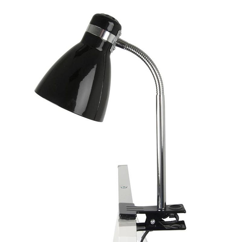 Foto van Leitmotiv - clip on lamp study metal black