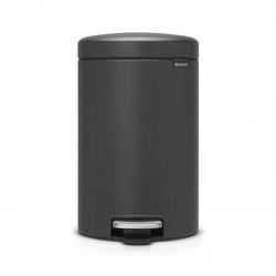 Foto van Brabantia newicon pedaalemmer 12 liter met kunststof binnenemmer - mineral infinite grey