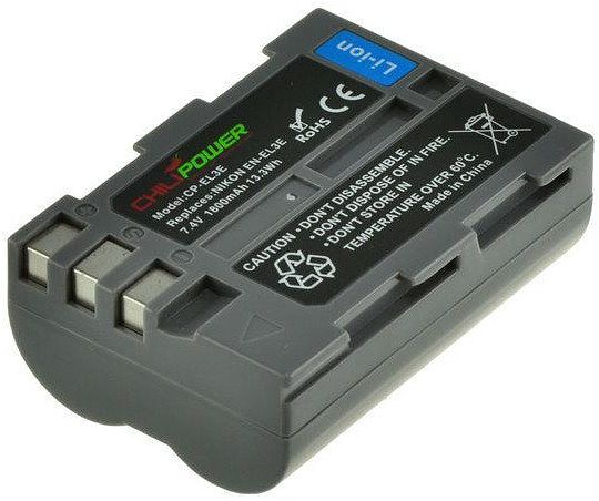 Foto van Chilipower en-el3e accu voor nikon - 1800mah