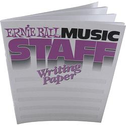 Foto van Ernie ball 7019 staff writing paper notitieboek voor muziek