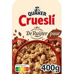 Foto van Quaker cruesli de ruijter 400gr bij jumbo