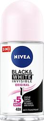 Foto van Nivea black & white invisible original roll-on