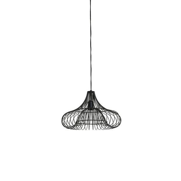 Foto van Light & living - hanglamp alette - 39x39x24 - zwart