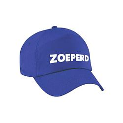 Foto van Zoeperd achterhoek pet / cap blauw voor volwassenen - verkleedhoofddeksels
