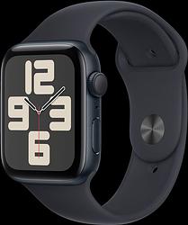 Foto van Apple watch se (2022) 44mm midnight aluminium sportband m/l