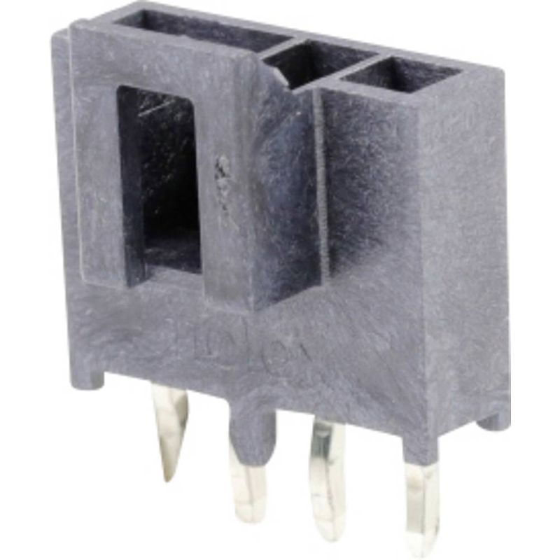 Foto van Molex 1053091204 female header, inbouw (standaard) totaal aantal polen 4 rastermaat: 2.5 mm 1 stuk(s) tray