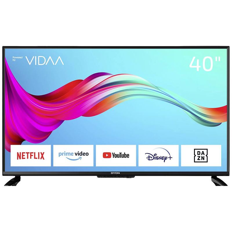 Foto van Dyon smart 40 vx led-tv 100 cm 40 inch energielabel g (a - g) dvb-t2, dvb-c, dvb-s2, full hd, smart tv, wifi, ci+* zwart