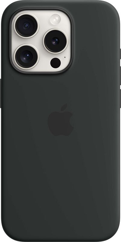 Foto van Apple iphone 15 pro back cover met magsafe zwart