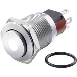 Foto van Tru components tc-7494940 tc-gq16-kh-11d/j/w/12v/c vandalismebestendige drukschakelaar 48 v/dc 2 a 1x uit/(aan) moment wit ip65 1 stuk(s)