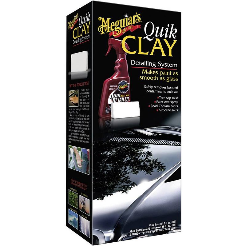 Foto van Meguiars quik clay detailing system kit 650018 lakreiniger 1 set(s)