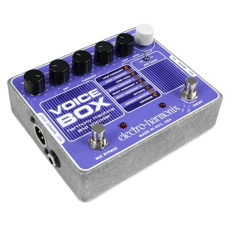 Foto van Electro harmonix voice box vocoder effectpedaal