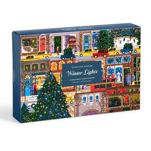 Foto van Joy laforme winter lights 12 days of puzzles holiday countdown - puzzel;puzzel (9780735378780)