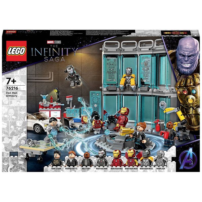 Foto van Lego® marvel super heroes 76216 iron mans werkplaats