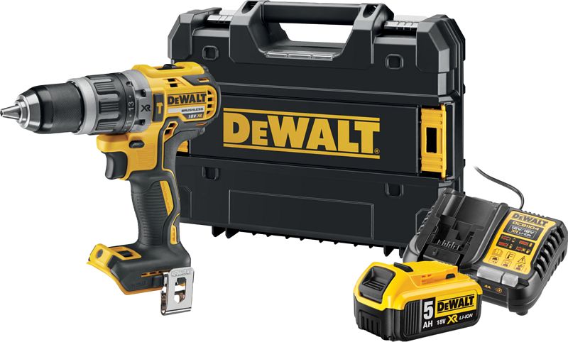 Foto van Dewalt dcd796nt-xj 5,0 ah accu starterspakket