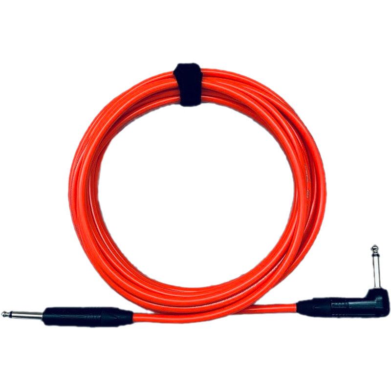 Foto van Tasker t33 red 6m 6.3mm ts jack gitaarkabel